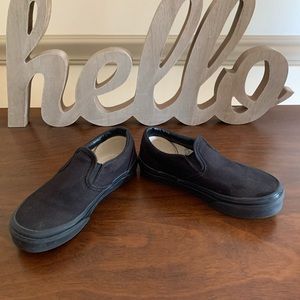 Black youth size 12 unisex vans